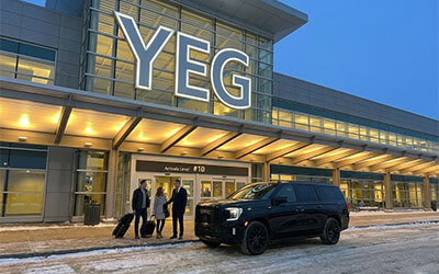 Limo Edmonton Private Black SUV XL at YEG